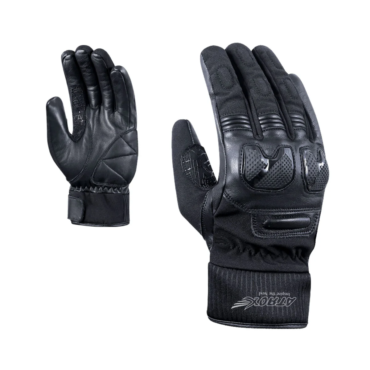 Winter Gloves Leather & Textile