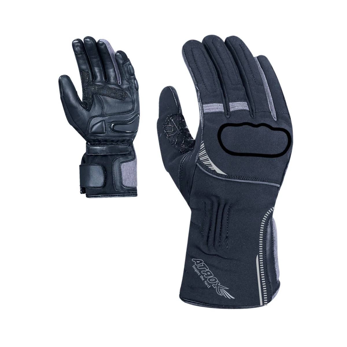 Winter Gloves Leather & Textile