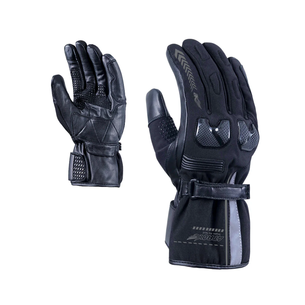 Winter Gloves Leather & Textile