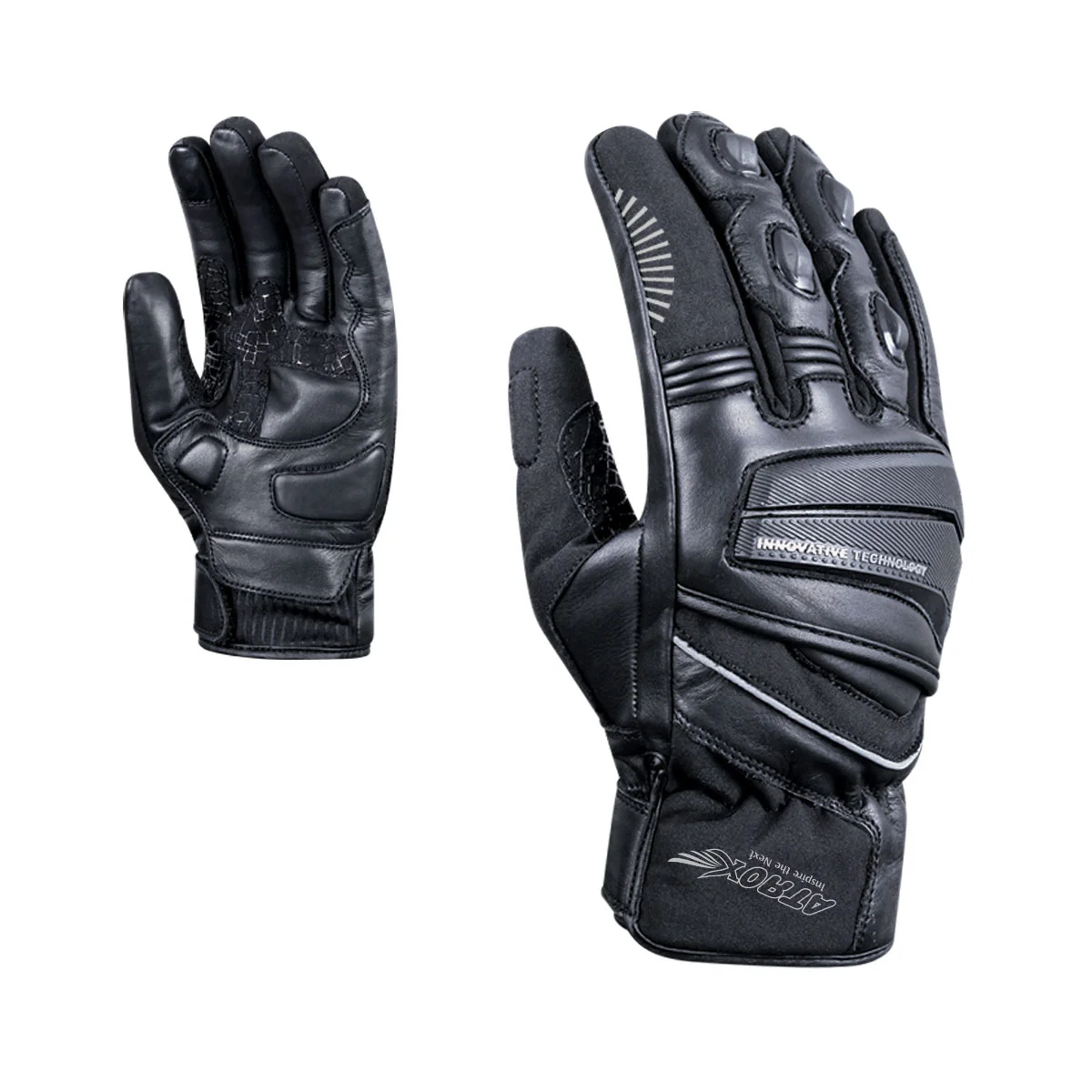 Winter Gloves Leather & Textile