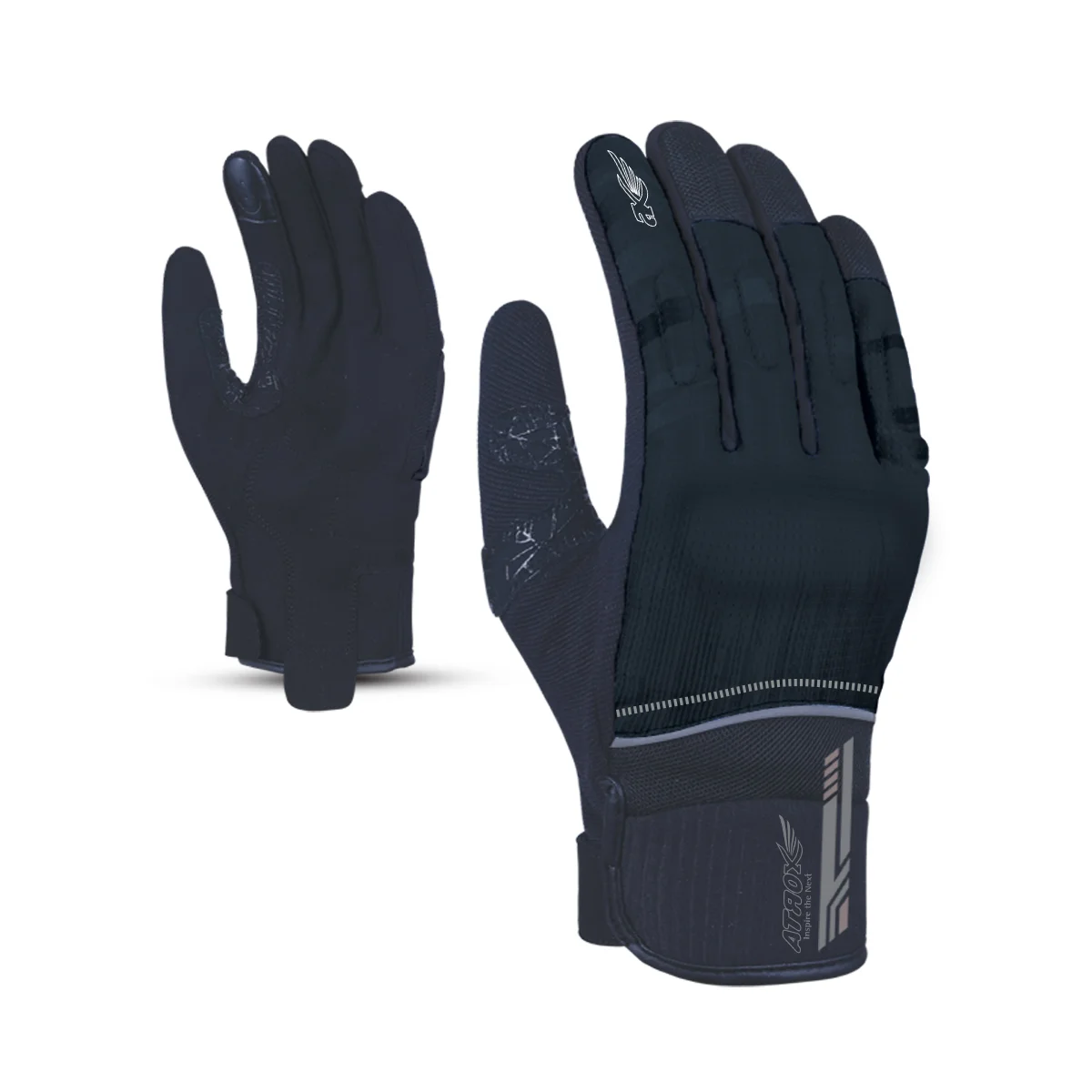 Women Racing Gloves Leather & Textile