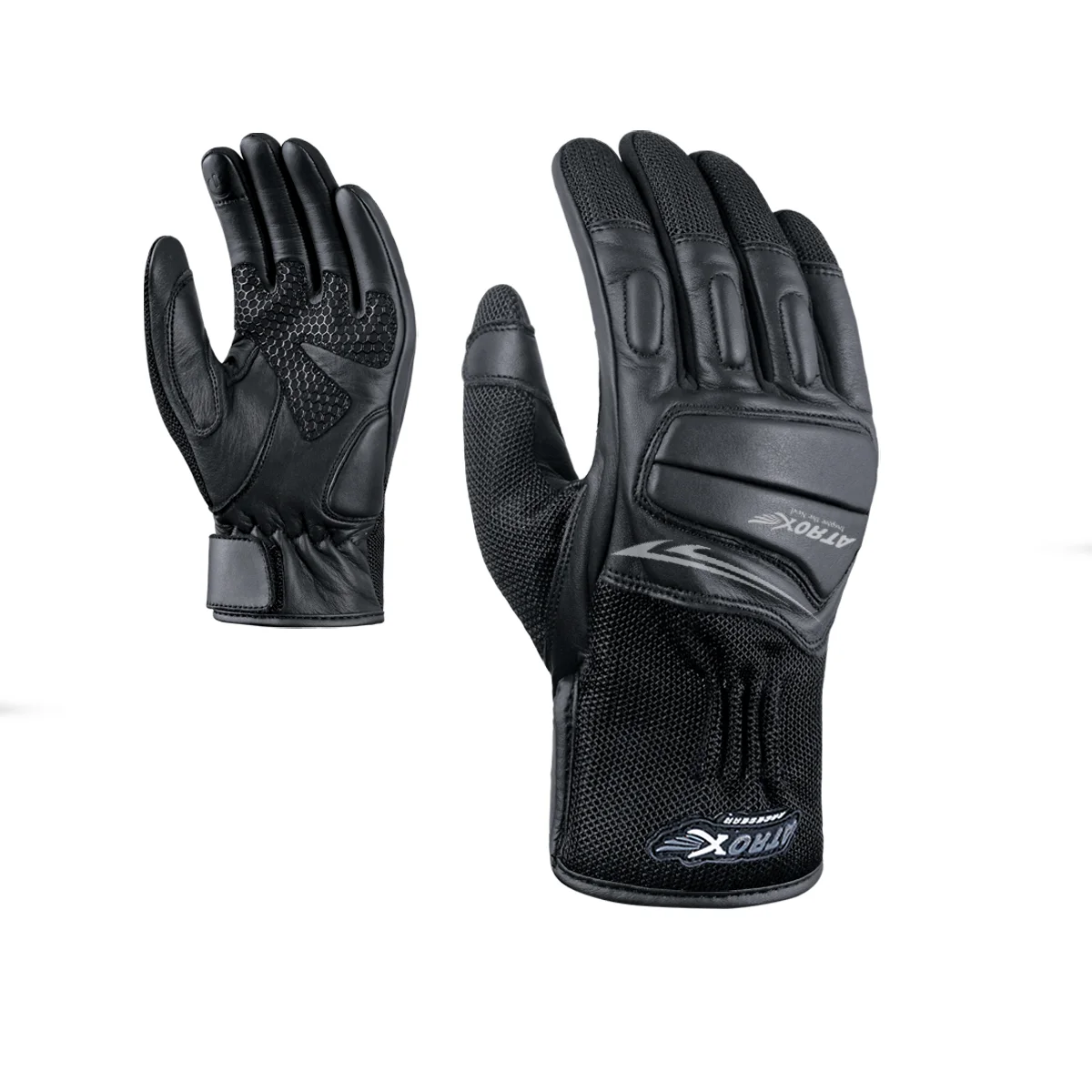 Summer Gloves Air-Mesh and Leather