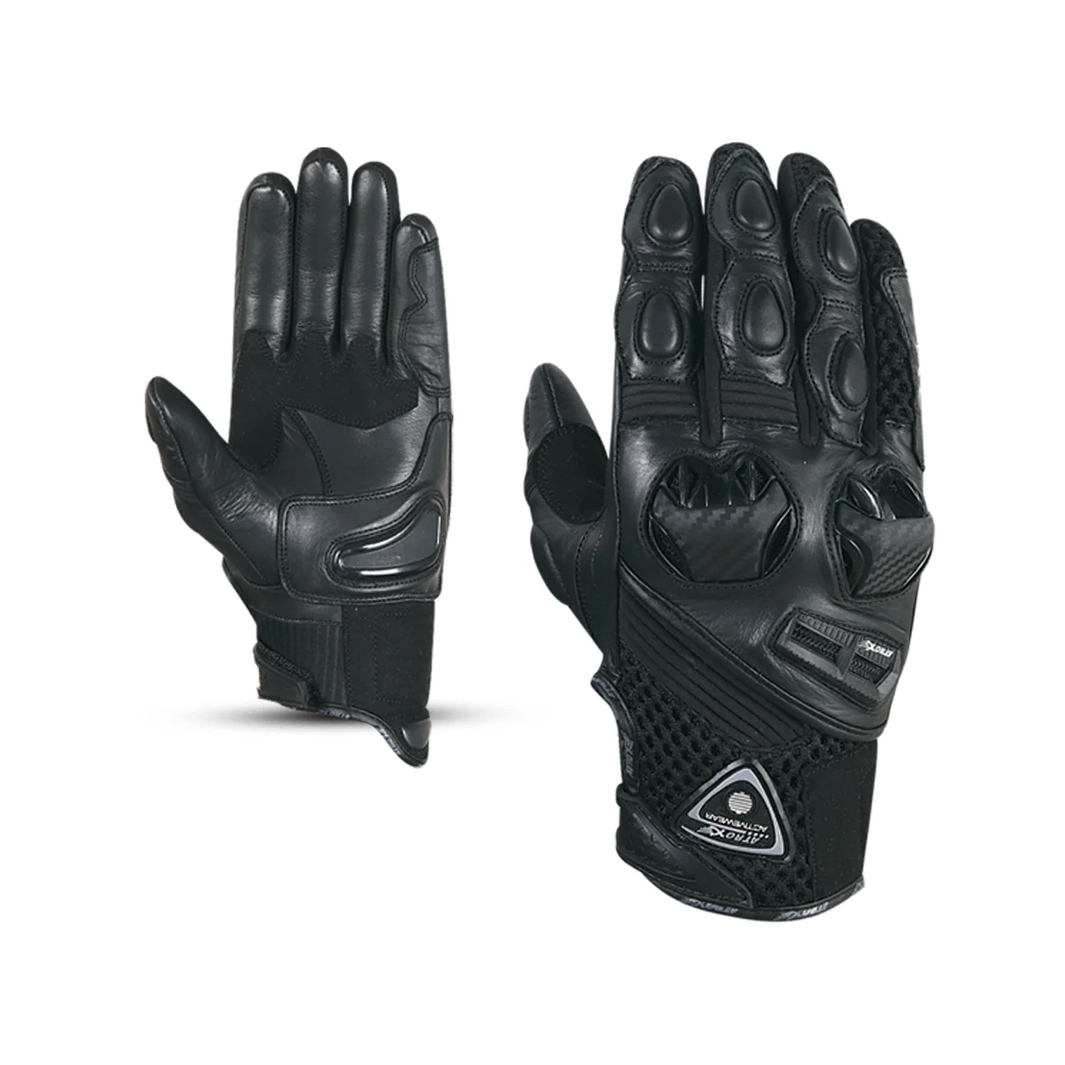 Women Air-Mesh and Leather Gloves