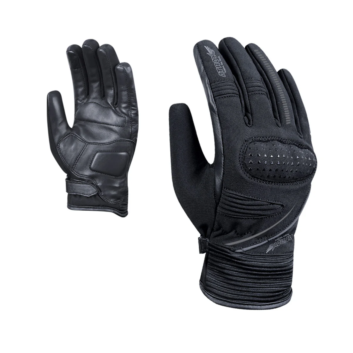 Winter Gloves Leather & Textile