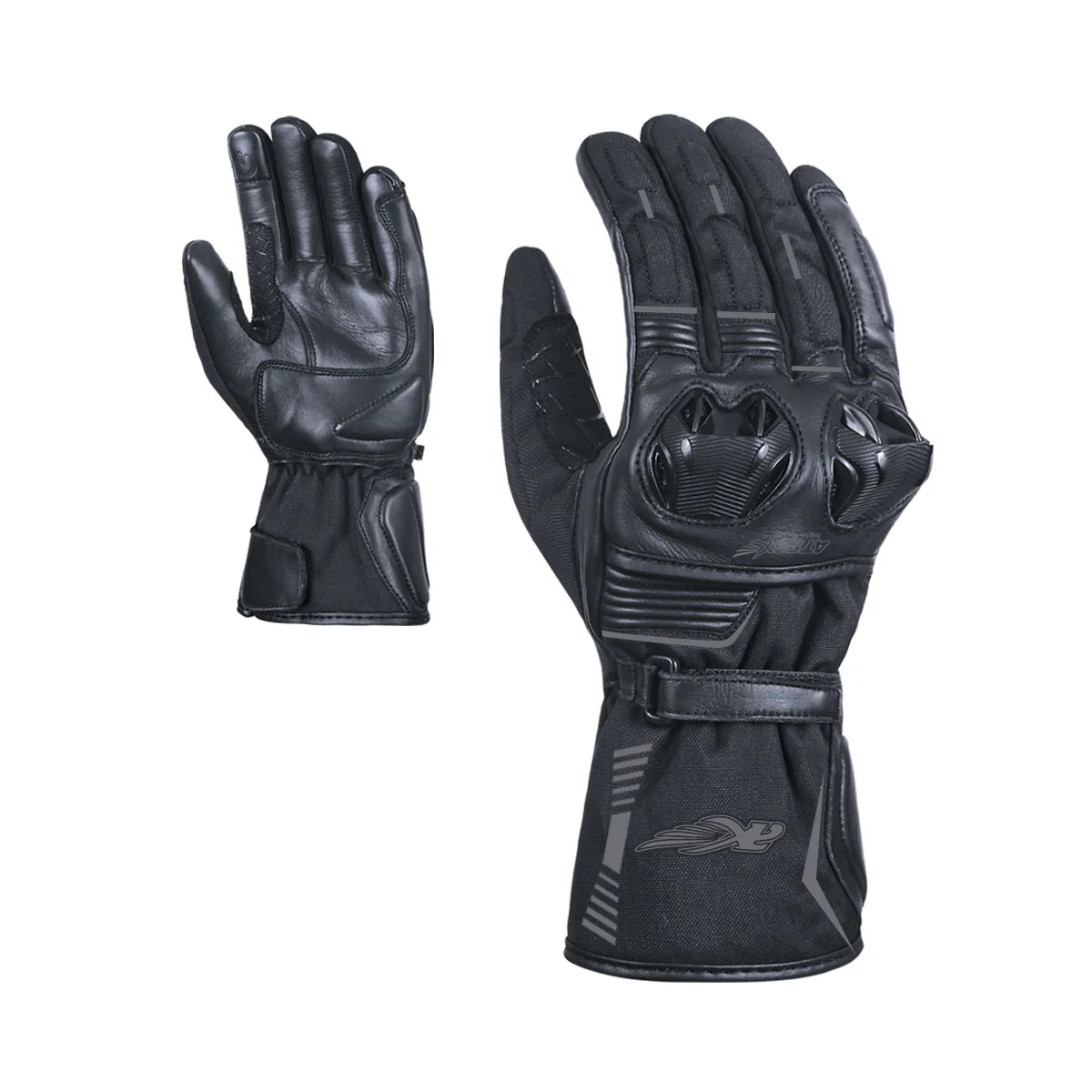 Racing Gloves Leather and Textile