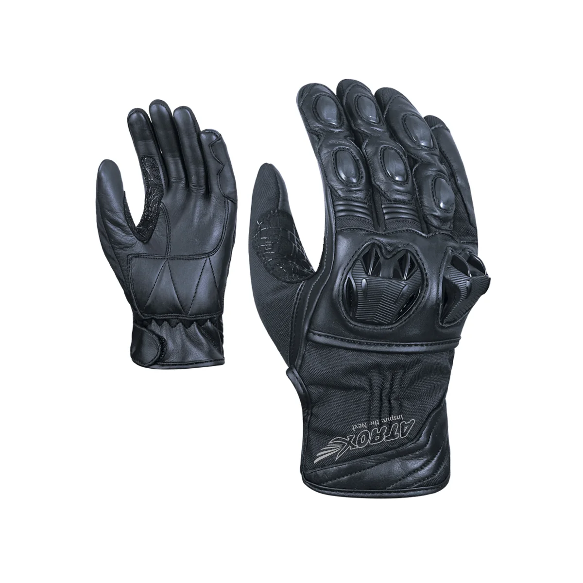 Racing Gloves Leather and Textile