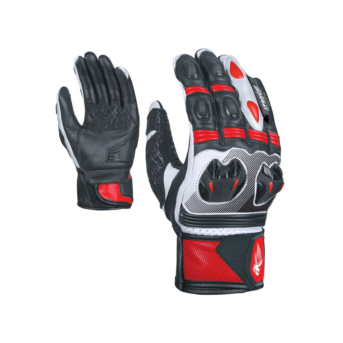 Racing Gloves Leather and Textile