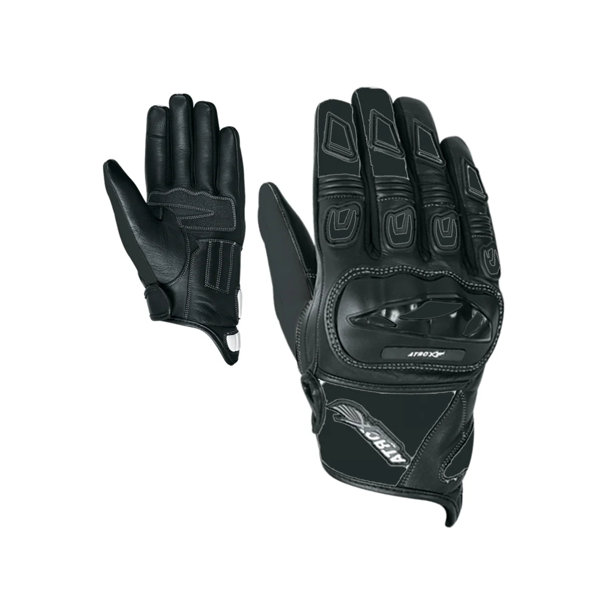 Racing Gloves Leather and Textile