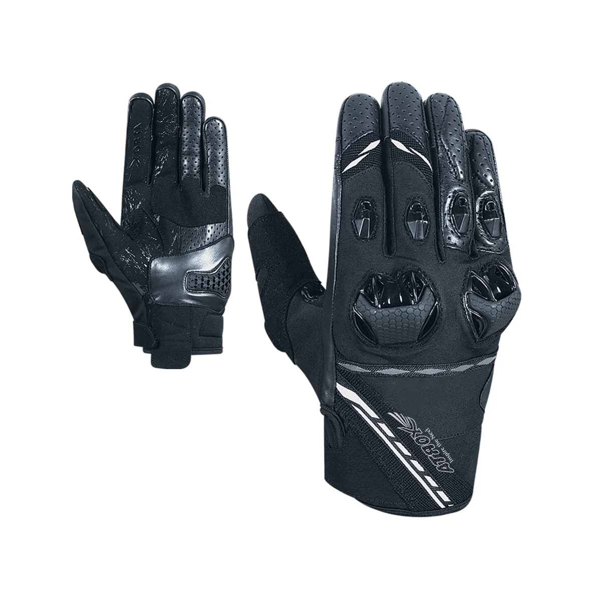 Racing Gloves Leather and Textile
