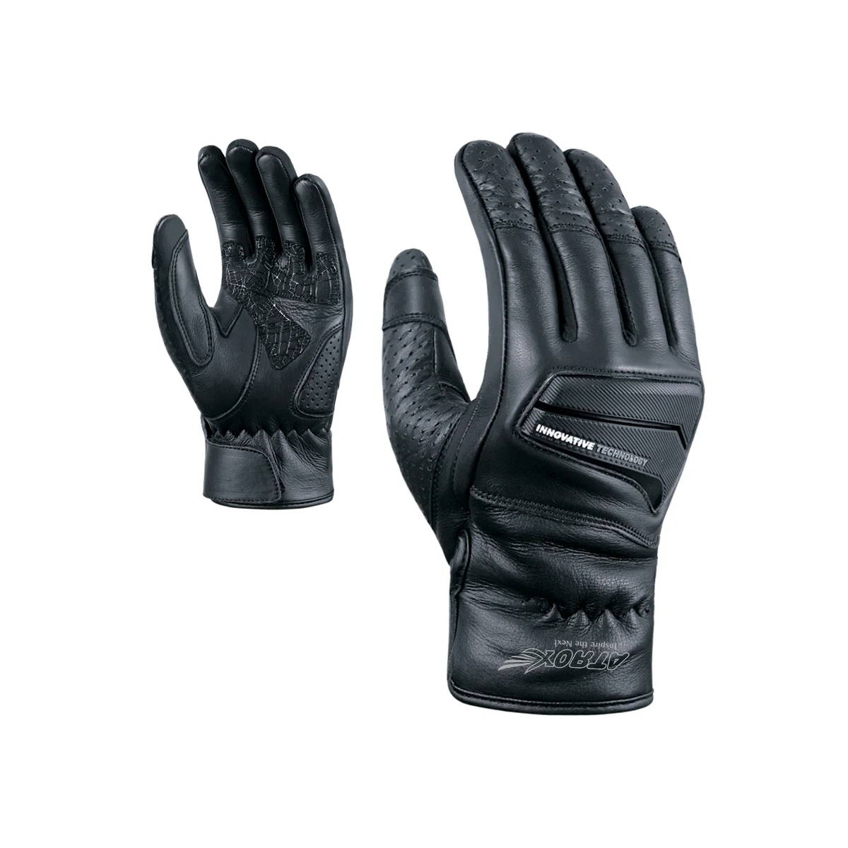 Racing Gloves Leather and Textile