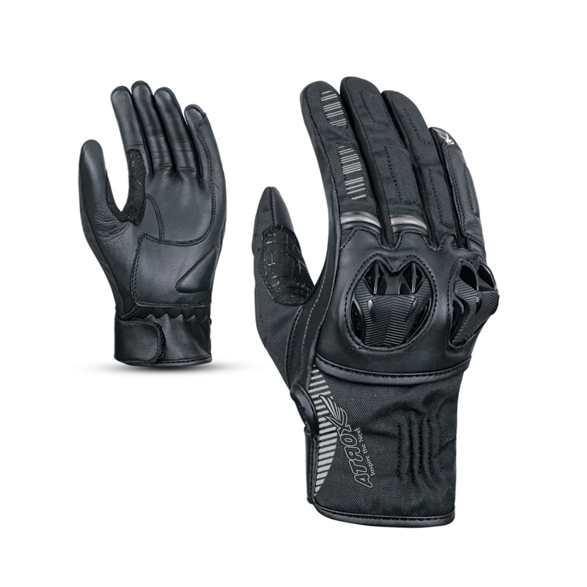 Women Racing Gloves Leather and Textile