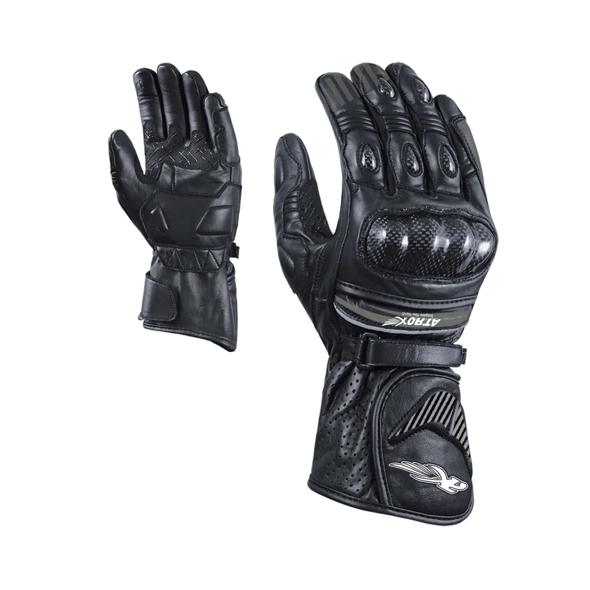 Racing Gloves Leather and Textile