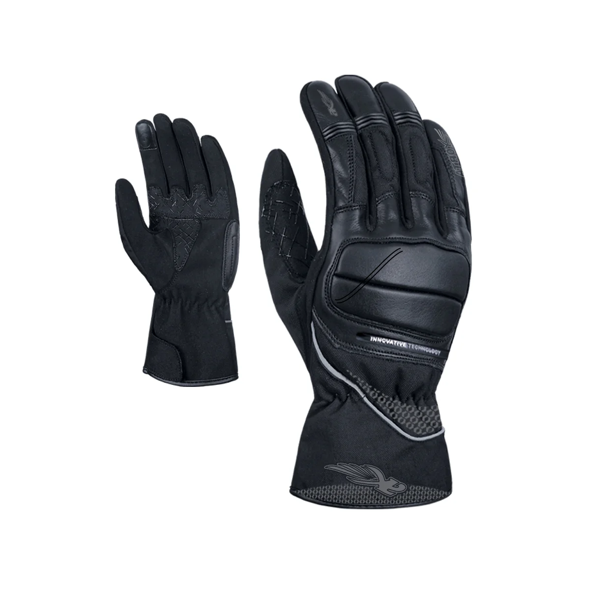 Women Racing Gloves Leather and Textile