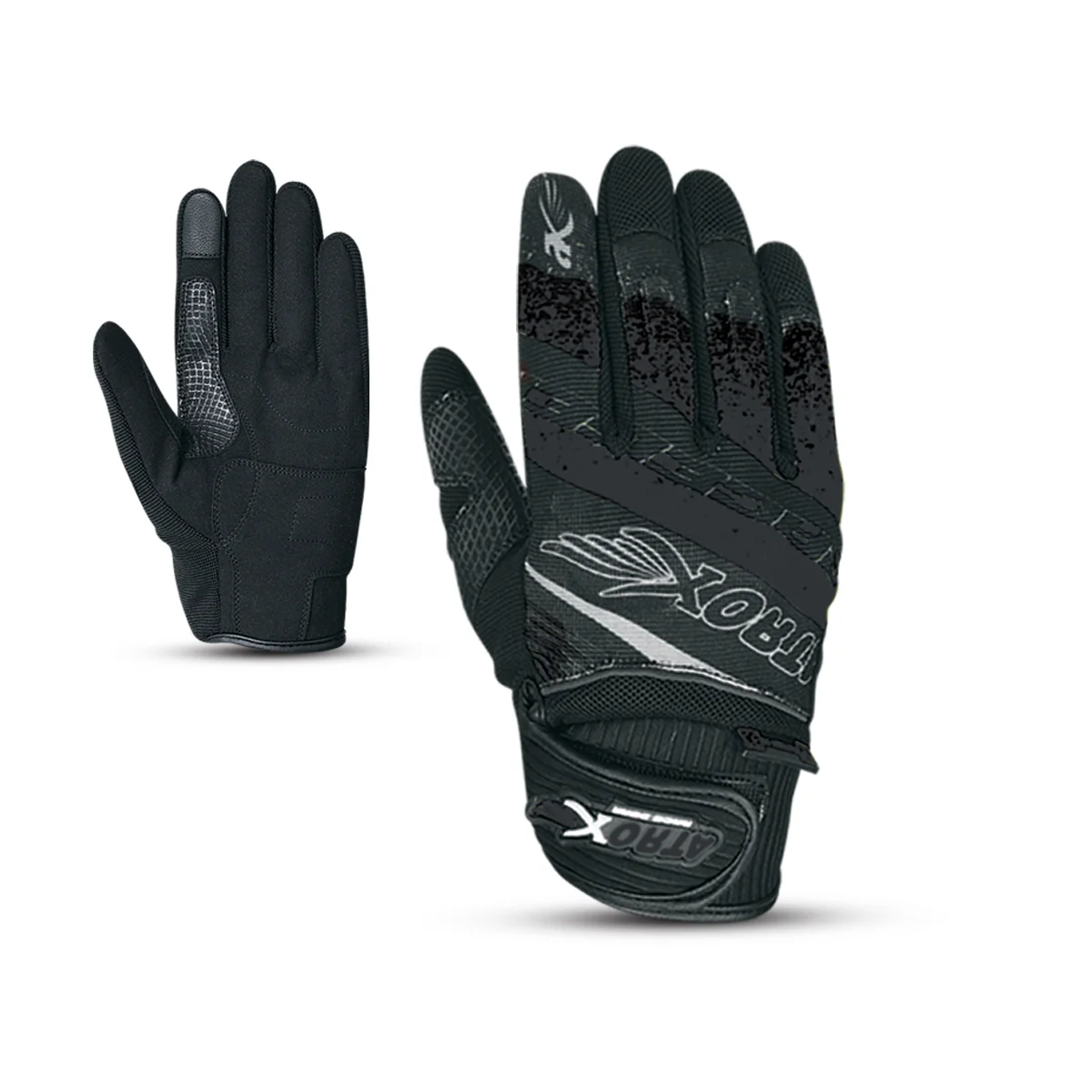 Women Racing Gloves Leather and Textile