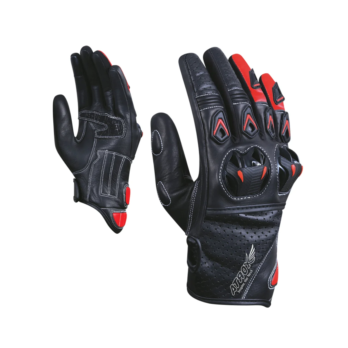 Racing Gloves Leather and Textile