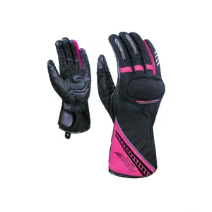 Women Winter Gloves Leather and Textile