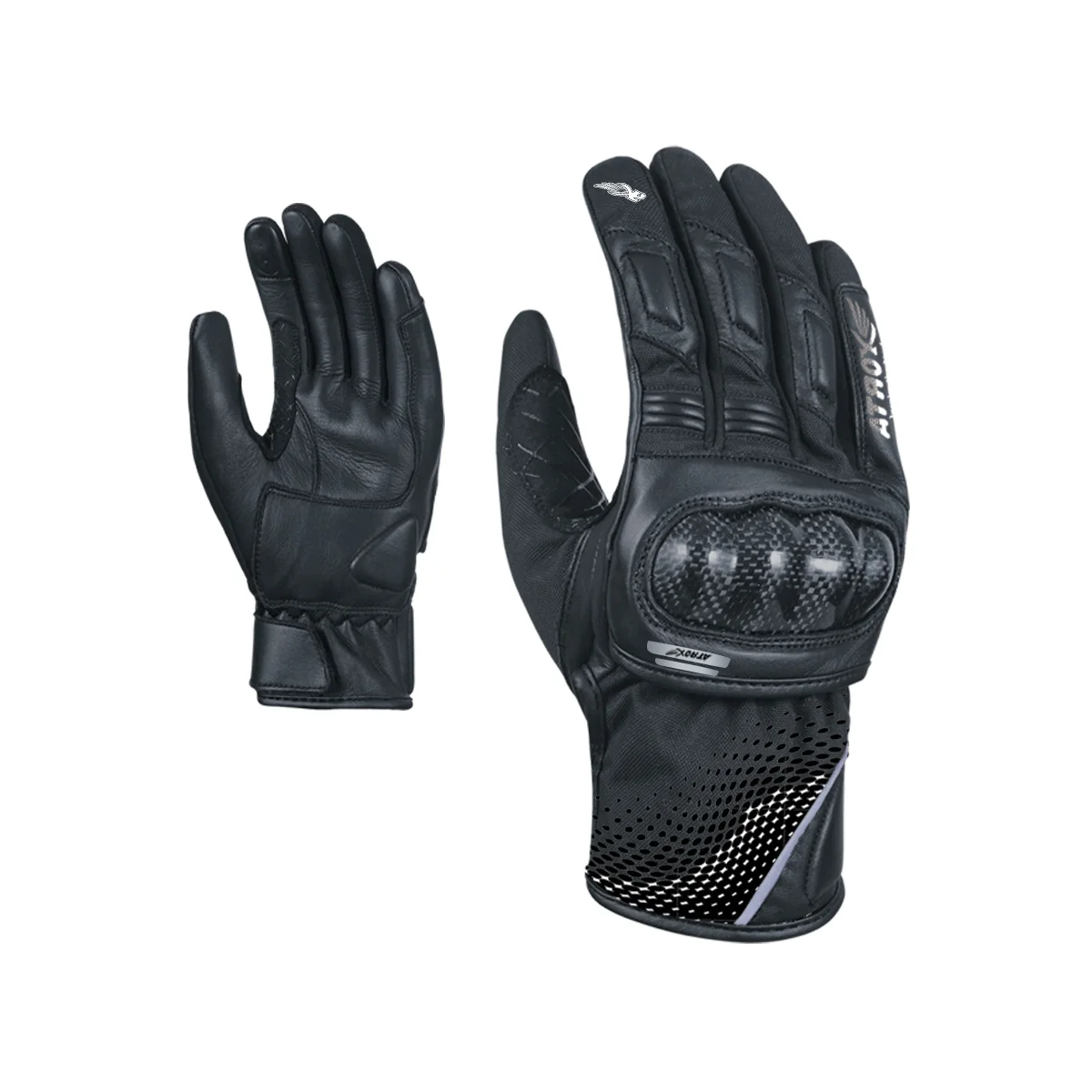 Women Racing Gloves Leather and Textile